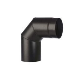 CURVA PORCELLANATA 90 D 15CM NERO OPACO TOP