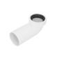 CURVA BIANCA WC HTSB CON GUARNIZIONE VALSIR Diam. 110 90°