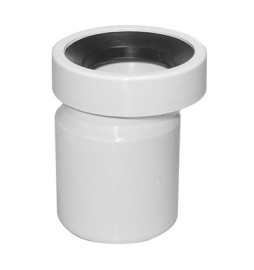 RACCORDO ECCENTRICO BIANCO PER WC HTSK VALSIR Diam. 110