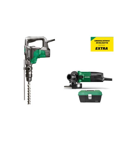 HIKOKI MARTELLO COMB DH40MC+SMERIGLIATRICE G12STA