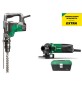 HIKOKI MARTELLO COMB DH40MC+SMERIGLIATRICE G12STA