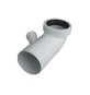 CURVA BIANCA WC ATTACCO BICCHIERE DX VALSIR Diam. 110 / 50