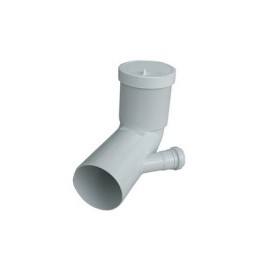 CURVA BIANCA WC PROLUNGATA ATTACCO BICCHIERE SX VALSIR Diam. 110 / 40