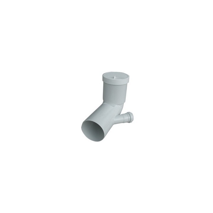 CURVA BIANCA WC PROLUNGATA ATTACCO BICCHIERE SX VALSIR Diam. 110 / 50