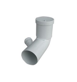 CURVA BIANCA WC PROLUNGATA ATTACCO BICCHIERE DX VALSIR Diam. 110 / 40