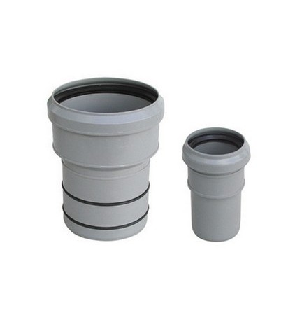 TRONCHETTO PP RIDUZIONE AL PVC VALSIR Diam. F 50 x M 100 lungh. 80