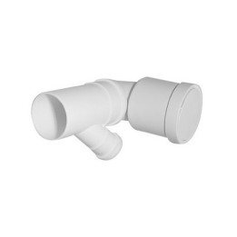 CURVA BIANCA WC PROLUNGATA ATTACCO ORIENTABILE DX-SX VALSIR Diam. 90/40