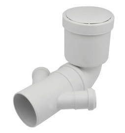 CURVA WC PROLUNGATA CON DOPPIO ATTACCO Diam. 90/40