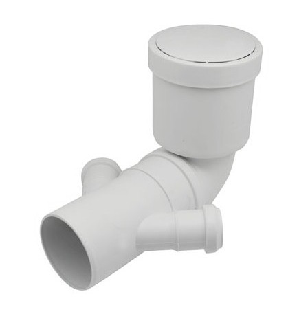 CURVA WC PROLUNGATA CON DOPPIO ATTACCO Diam. 90/50