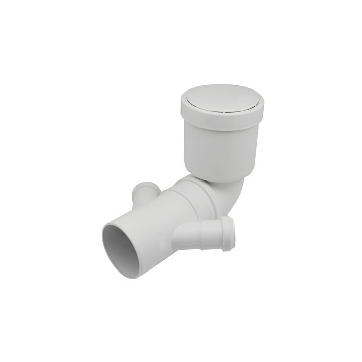 CURVA WC PROLUNGATA CON DOPPIO ATTACCO Diam. 90/50