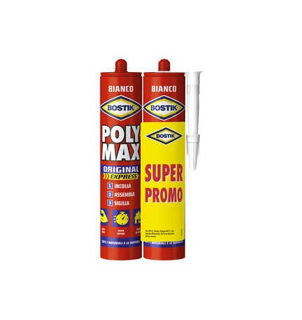 BOSTIK POLYMAX ORIGINAL 425 G BIANCO CART BIPACK