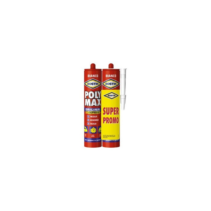 BOSTIK POLYMAX ORIGINAL 425 G BIANCO CART BIPACK