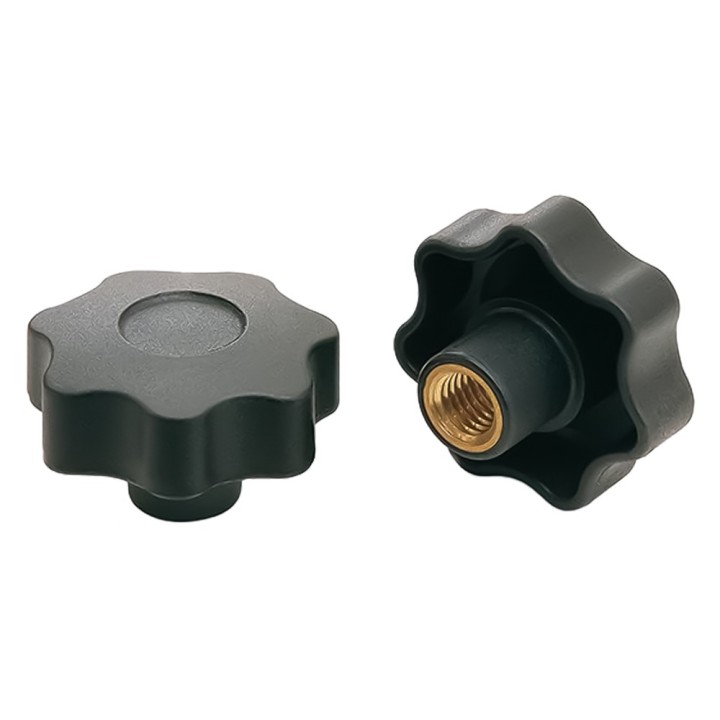 VOLANTINO CON BUSSOLA FILETTATA CIECA M10 Ø mm 40