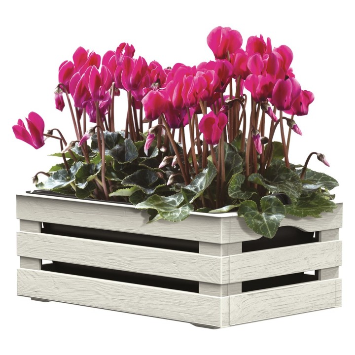 CASSETTA PORTAFIORI 'TINA FLOWER' cm 25 x 15,5 x h.10,5