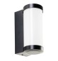 APPLIQUE LED 'ROLLO' 3+3 W 425 lumen / 4000K - nero