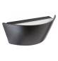 APPLIQUE LED DOPPIA EMISSIONE 'FIOCCO' 6W / 630 lumen - nero