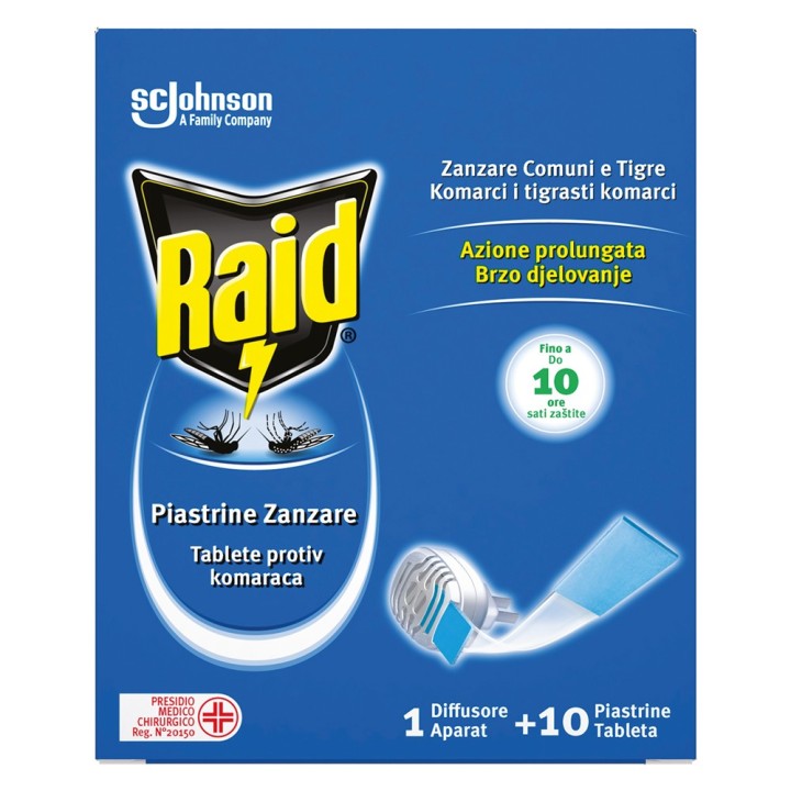 ANTIZANZARE ELETTRICO A PIASTRINE 'BASE' con 10 ricariche