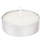 CANDELA BIANCA 'TEALIGHT' cm 3,8 x 1,5 - cf. 100 pz in blister
