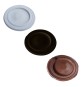ROSONE VERNICIATO ø cm 10 - nero (senza tappo)