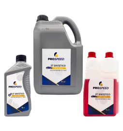 OLIO PER MISCELA 2T SINTETICO Lt. 1 - con dosatore graduato