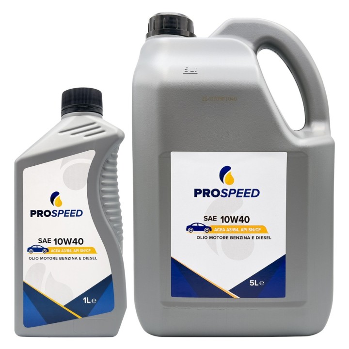 OLIO MOTORE PER AUTOVETTURE SAE 10W40 - lt. 1