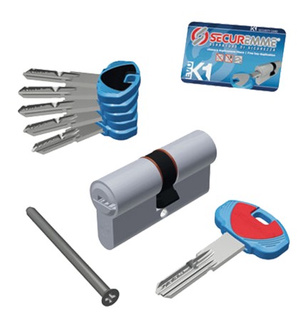 CILINDRO SAGOMATO 'EVOK1' mm 40 + 40  80