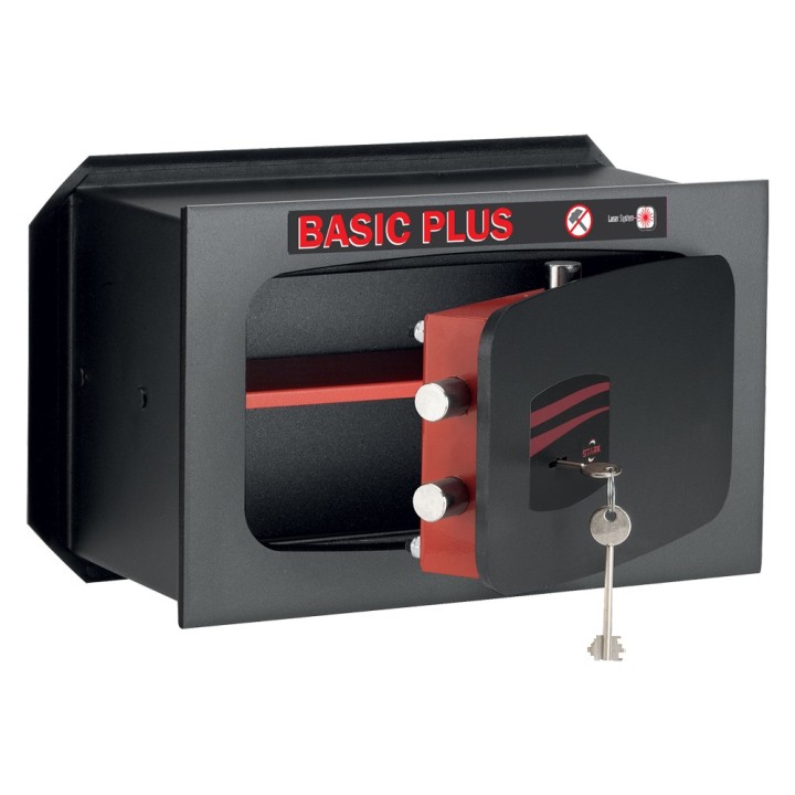 CASSAFORTE CON CHIAVE DOPPIA MAPPA 'BASIC PLUS 1800' ALP - cm 21 x 31 x 15