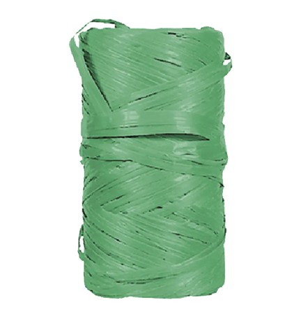 RAFIA SINTETICA A GOMITOLO gr. 500 circa - verde