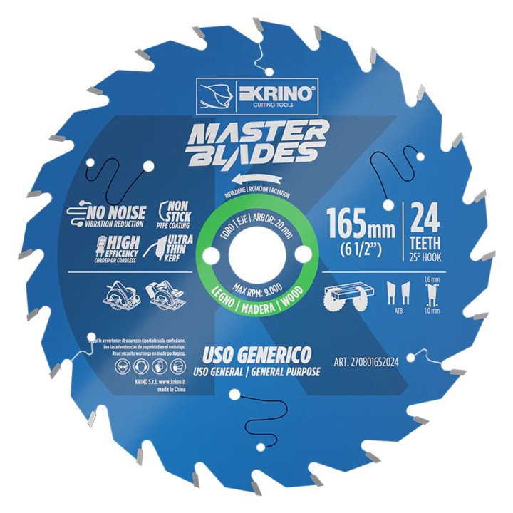 LAMA CIRCOLARE PER LEGNO 'MASTER BLADES' ø 300 - 72 denti