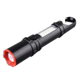 TORCIA LED RICARICABILE 'MAGNUM' 3 W - lm 250 - con laterna laterale
