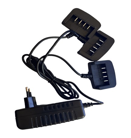 CARICA BATTERIA A 3 VIE 2.5 Ah - 21,6 W