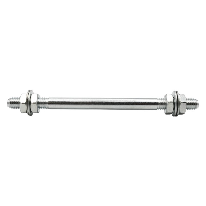 ASSE PER CARRIOLA perno corto - lunghezza 12 cm