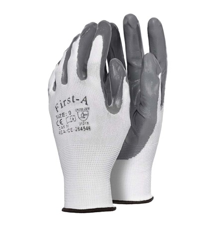 GUANTI IN POLIESTERE/NITRILE Tg. 7 (S)