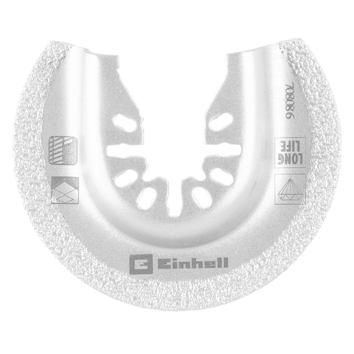 LAMA DIAMANTATA SEMICIRCOLARE spessore lama 1,2 mm