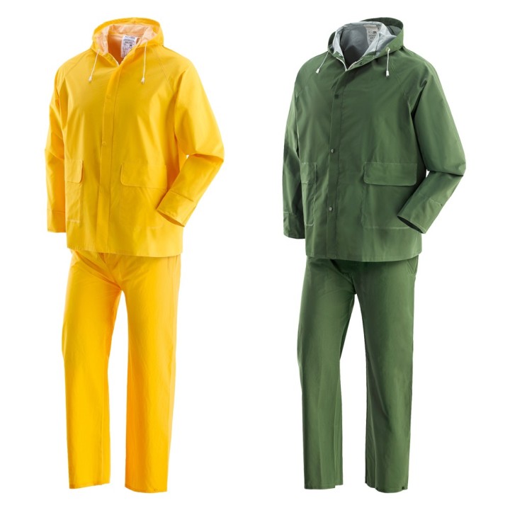 GIACCA E PANTALONE PLUVIO giallo - taglia XL