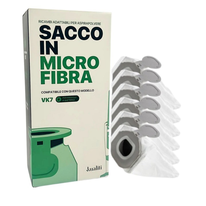 RICAMBIO FOLLETTO SACCO IN MICROFIBRA VK7 PZ.6