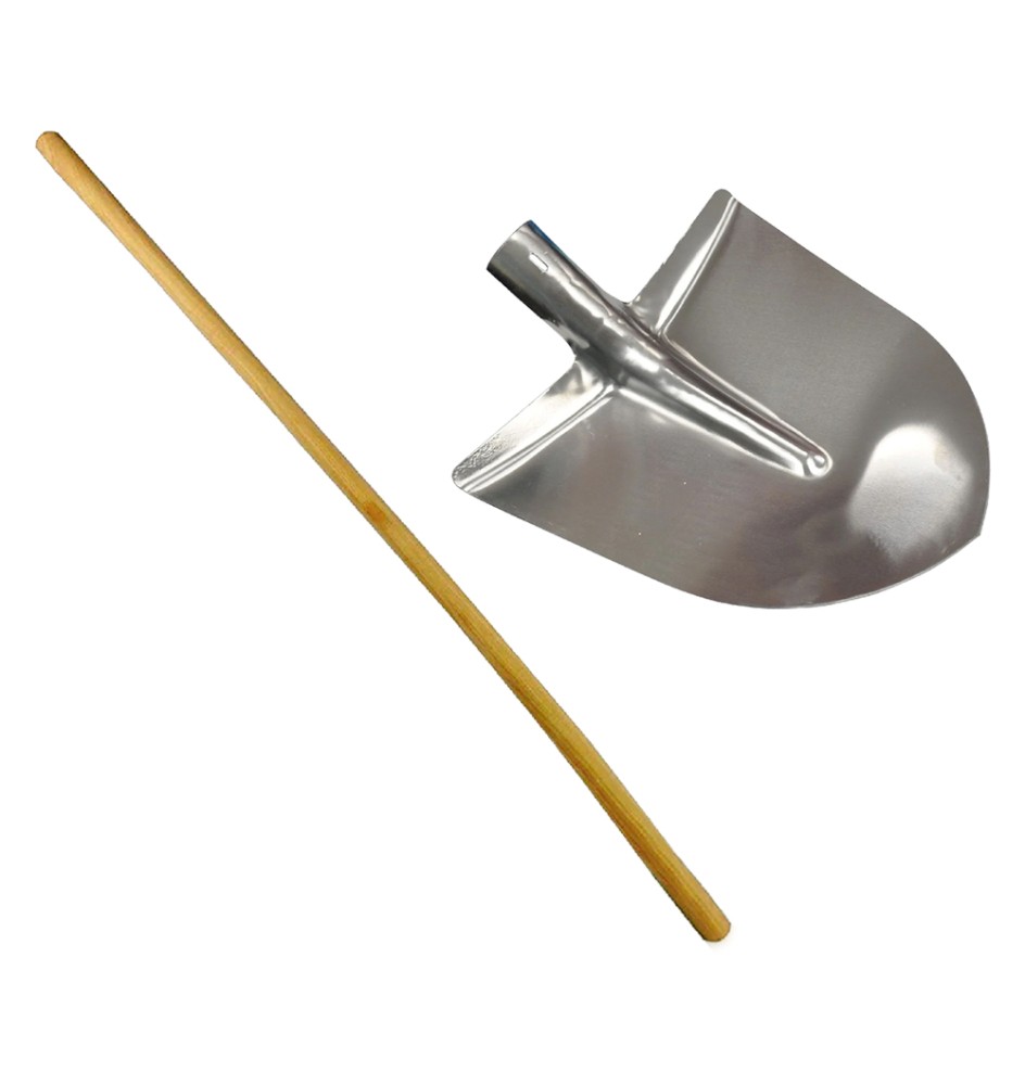 BADILE A PUNTA 'SUPER LEGGERO' con manico - cm 140