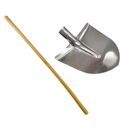 BADILE A PUNTA 'SUPER LEGGERO' con manico - cm 140