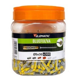 ELEMATIC TASSELLO BLUEFIX VA 5X30 C/VITE BARAT 300PZ
