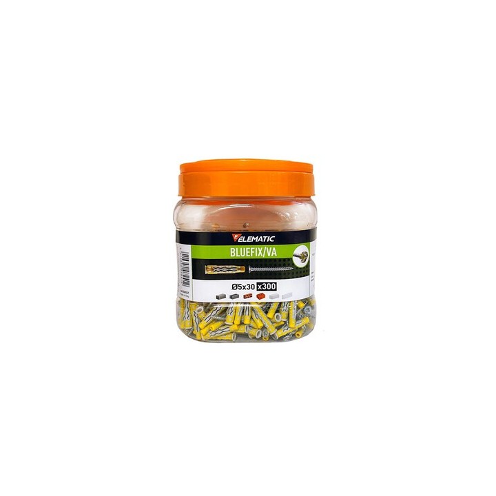 ELEMATIC TASSELLO BLUEFIX VA 5X30 C/VITE BARAT 300PZ