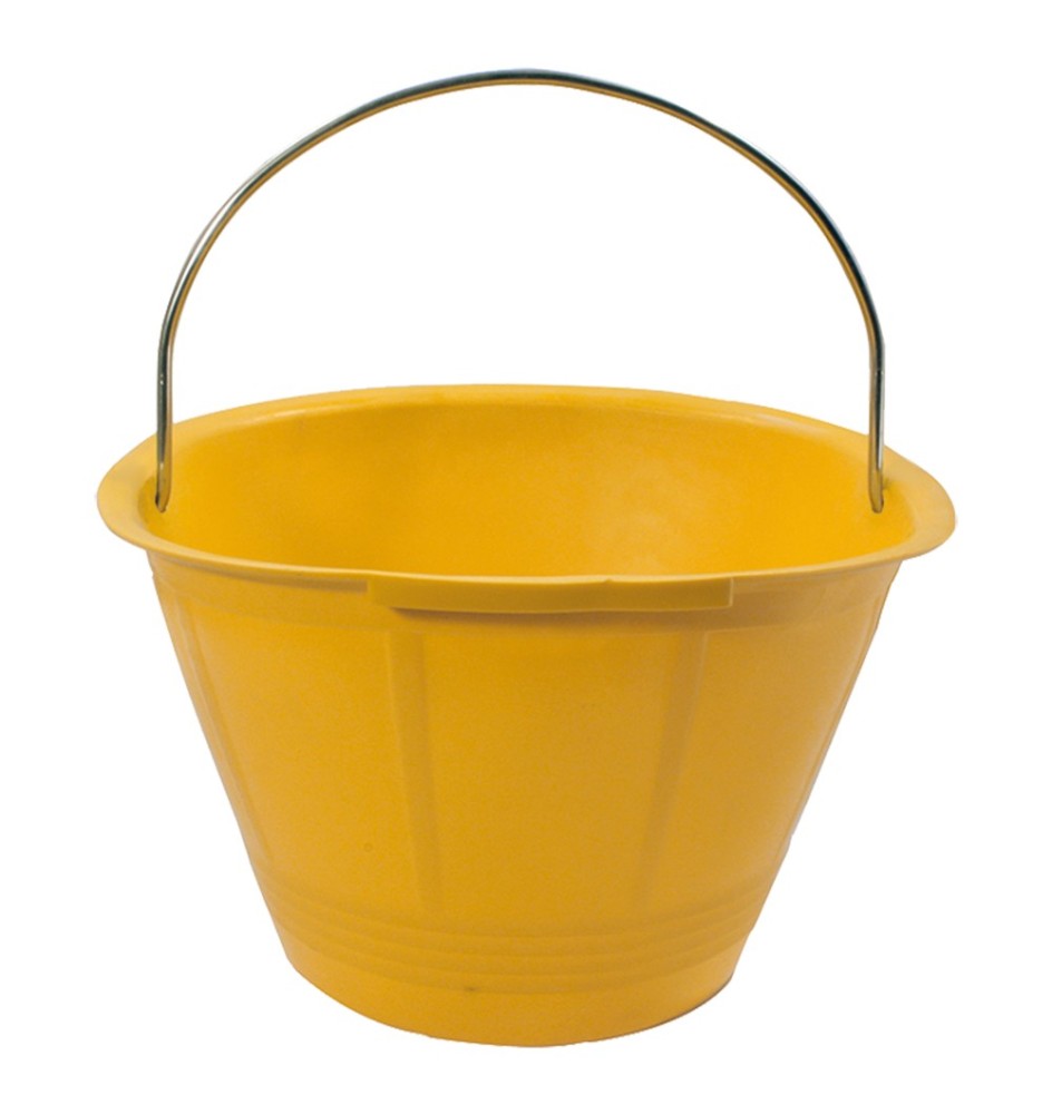 SECCHIO PER MURATORE giallo 'extra' ø mm 355 - 10 litri