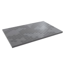 PIASTRELLA PER GIARDINO 'EASY' cm 116 x 76 x h 3 - grigio