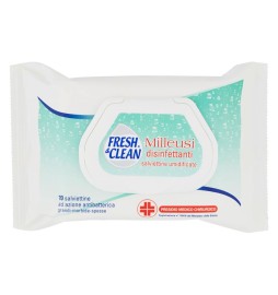 SALVIETTE UMIDIFICATE IGIENIZZANTI MILLEUSI 20 salviettine