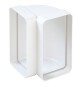 CURVA PER AERAZIONE CANALIZZATA mm.150x70