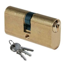 ISEO F300 CILINDRO OVALE 27-27 OTTONATO C/3CH