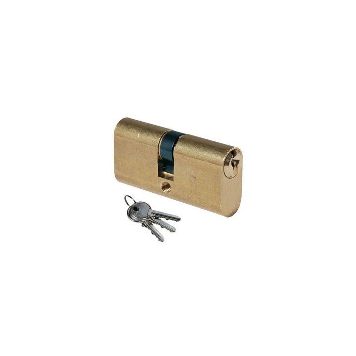 ISEO F300 CILINDRO OVALE 27-27 OTTONATO C/3CH