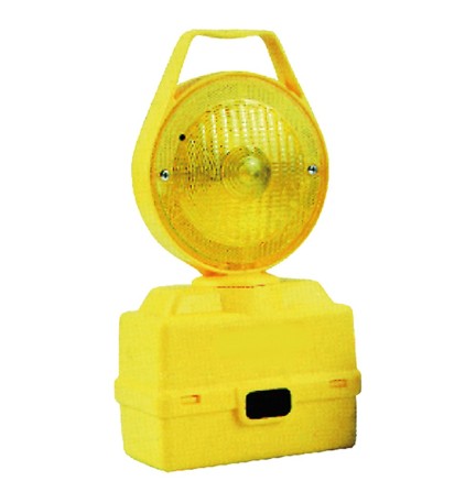 LAMPADA DA CANTIERE LAMPEGGIANTE 'LUX' gialla