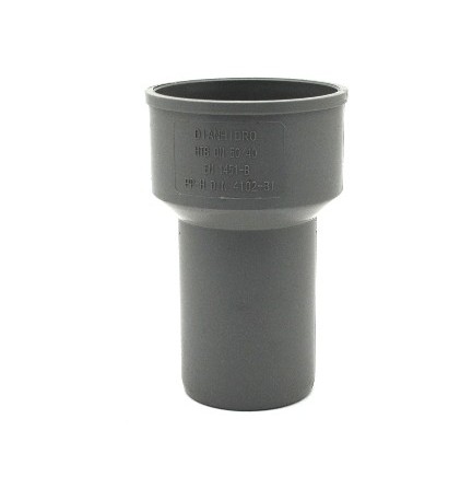 RACCORDO DIRITTO SENZA MORSETTO HTS Diam. 40/50