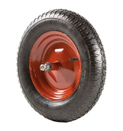 RUOTA PNEUMATICA PER CARRIOLA interasse mm 100