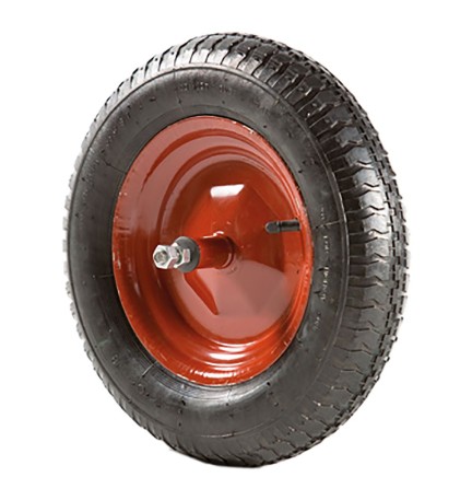 RUOTA PNEUMATICA PER CARRIOLA interasse mm 100